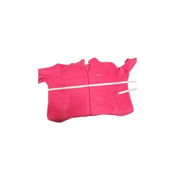 Columbia Fleece‎ Jacket Full Zip Pink Women's Size 3X Outdoor Activewear - Picture 5 of 5
